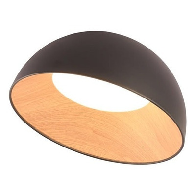 Plafon Led Kong-m Negro Madera Moderno Calidad Premium Gmg 