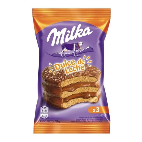 Alfajor Milka Ddl Leche Tri (caja X36) Barata La Golosineria