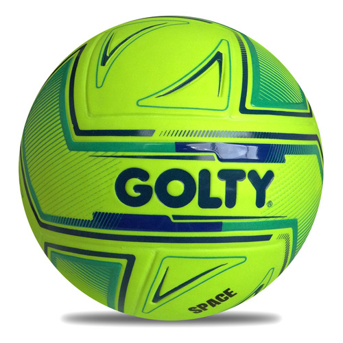 Balón Fútbol Golty Competencia Space Laminado No.5-verde Color Verde