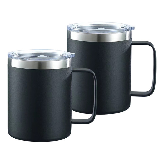 Acero Inoxidable De 12 Oz De Taza De Café Portátil Térmico