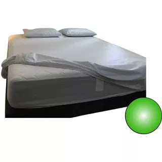 Forro Protector Antifluidos Para Colchón Cama Doble Med Sp