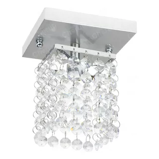 Lustre Cristal Legitimo Para 1 Lâmpada Led