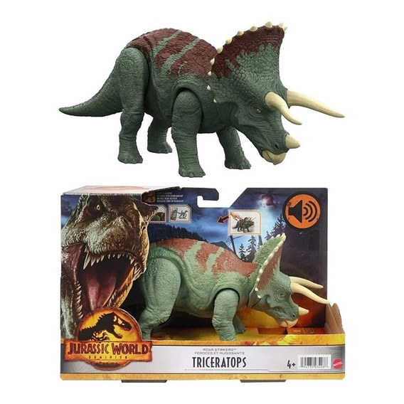 Dinosaurio Jurassic World Sonido Muñeco Niño Mattel Original