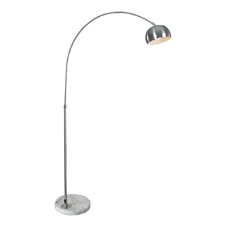 Luminária Chão Piso 190cm Arco Ajuste Regulável Mármore Led 