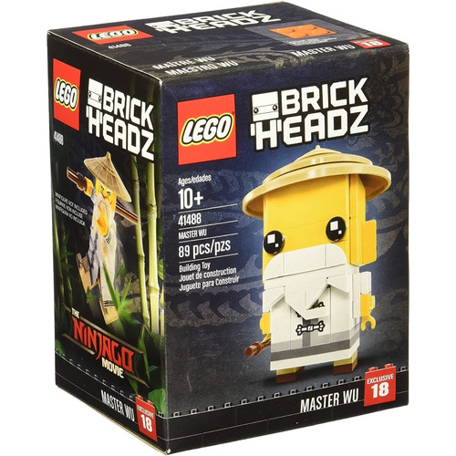 Lego Brick Headz Master Wu 89 Piezas 41488