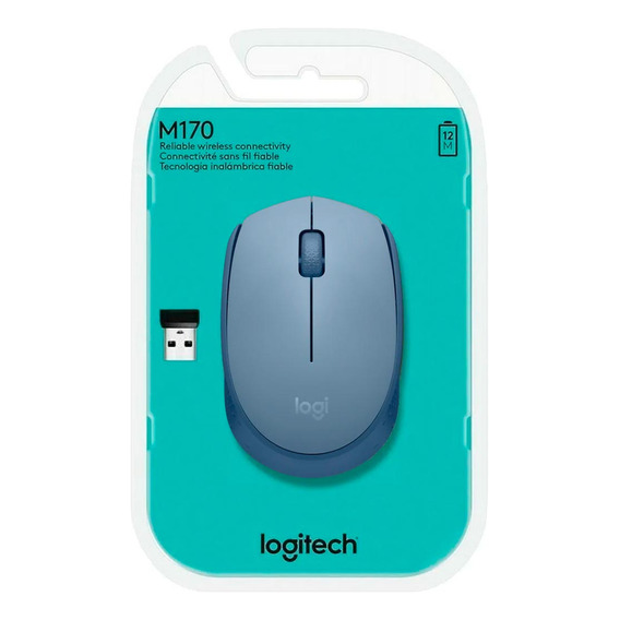 Mouse Logitech M170 Wireless Blue Grey