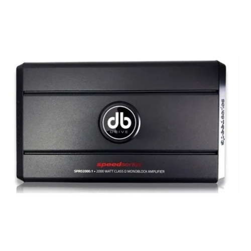 Amplificador Db Drive Spro2000.1 2000w Clase D Color Negro