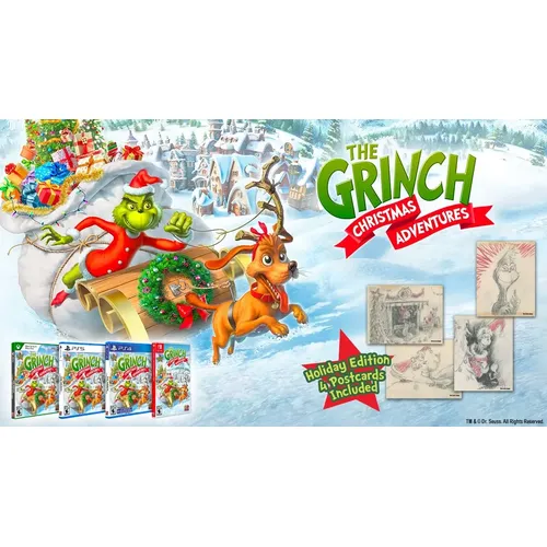 Video Game Nintendo Switch The Grinch Christmas Adventures