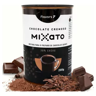 Chocolate Mixato 30% Pote 200g Cacau Cremoso Estilo Europeu