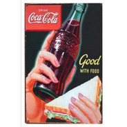 Placa Decorativa Coca Cola Retro Metal Cuadros Bar  30x20