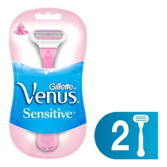 Maquina De Afeitar Desechable Venus Sensitive X 2und