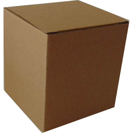 100 Cajas Carton Envio Cargador Reloj Bisuteria Cubo 9x9x9cm