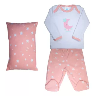Pijama Para Bebé + Almohada - Brilla En La Oscuridad Bm320