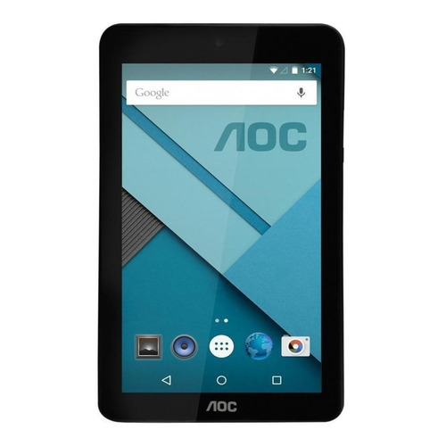 Tablet  AOC A726 7" 8GB negra y 1GB de memoria RAM