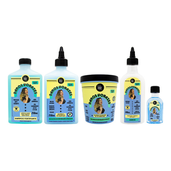 Lola Danos Vorazes Kit Completo Reparador Cabello Dañado 6c