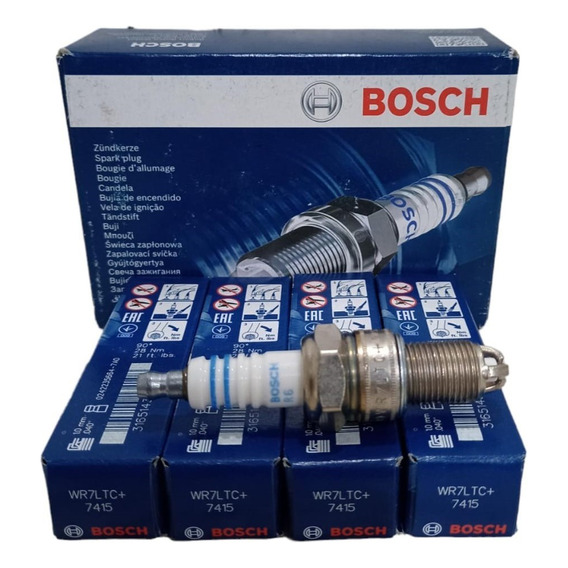 Juego De Bujías Bosch 3 Electrodos Vw Gol Mil 1.0