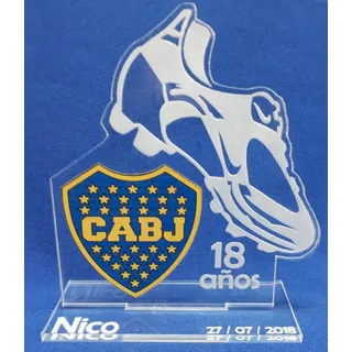 Souvenir Trofeo  Personalizado Acrilico Boca