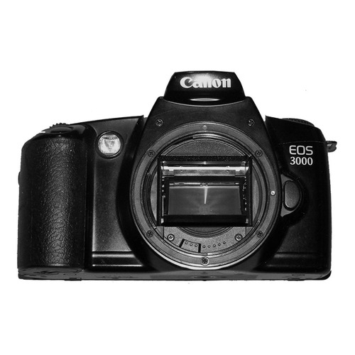 Cámara analógica SLR Canon EOS 3000 negra