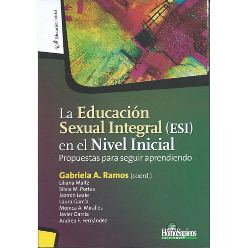 Educacion Sexual Integral (esi) En El Nivel Inicial, La