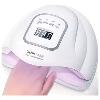 Cabina Sun X5 Max 110w Uv Led Secador Uñas Gelificadas Semi! Color Blanco