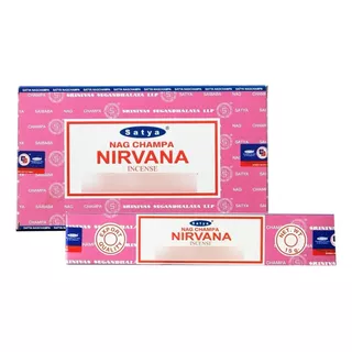Sahumerios Satya Nag Champa - 12 Unidades Da Fragrância Nirvana
