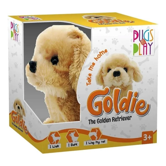 Perrito Interactivo Con Movimiento Goldie Wabro