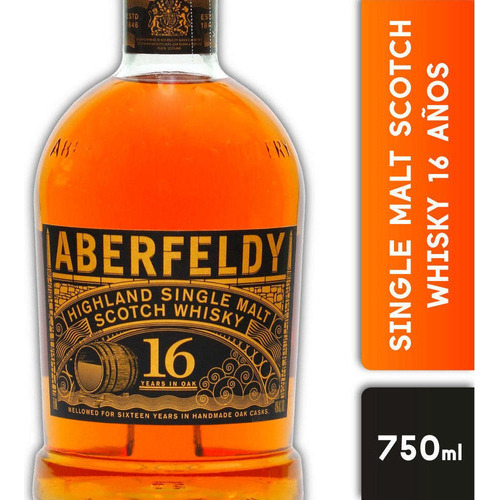 Whisky Single Malt Aberfeldy 16 Años 750cc 1 Unidad
