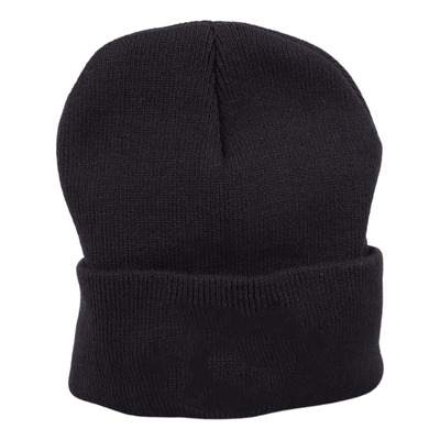 Gorro Cálido Negro  Gorro Térmico De Fibra Acrílica De