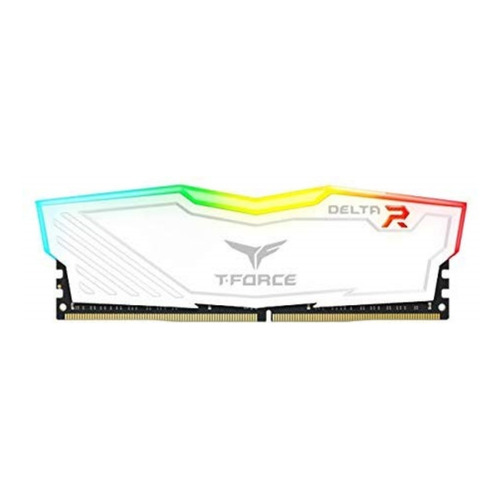 Memoria RAM T-Force Delta gamer color blanco  8GB 1 Team Group TF4D48G3200HC16C01