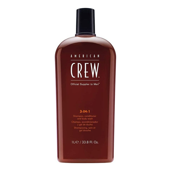  3 In 1 Shampoo Condition Body Wash American Crew Men 1000ml