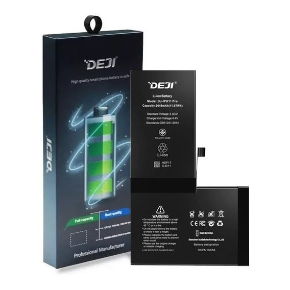 Bateria Litio Para iPhone 11 Pro 3046 Mah Marca Deji Nueva