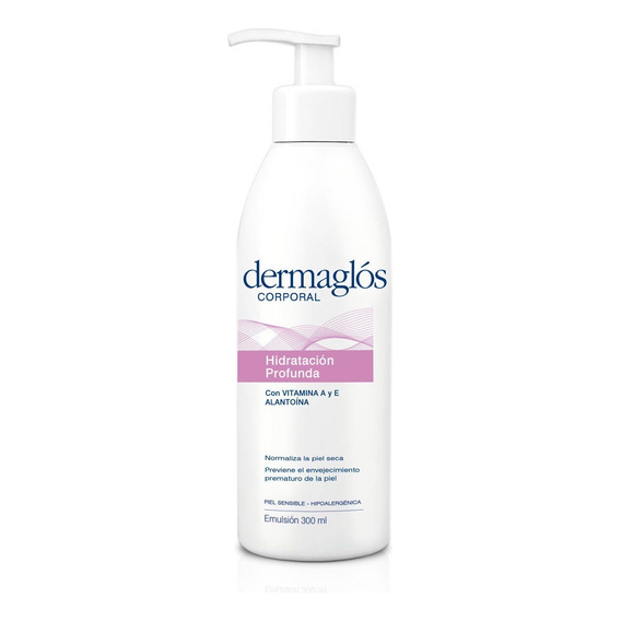 Emulsión Corporal Dermaglós Hidratación Profunda X 300 Ml