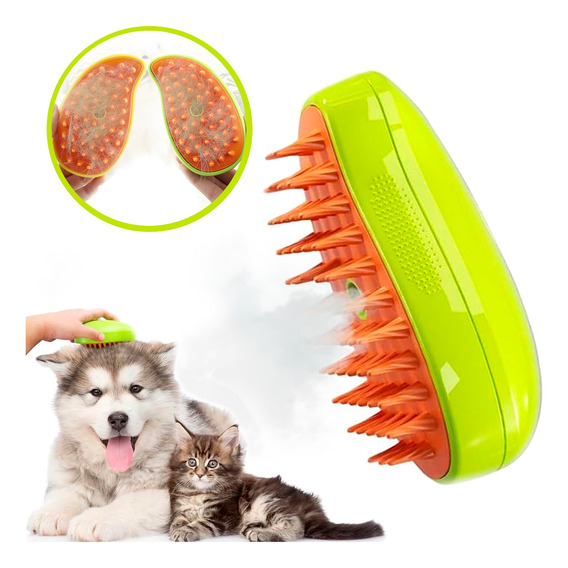 Cepillo De Vapor Para Gatos Y Perros Quita Pelo