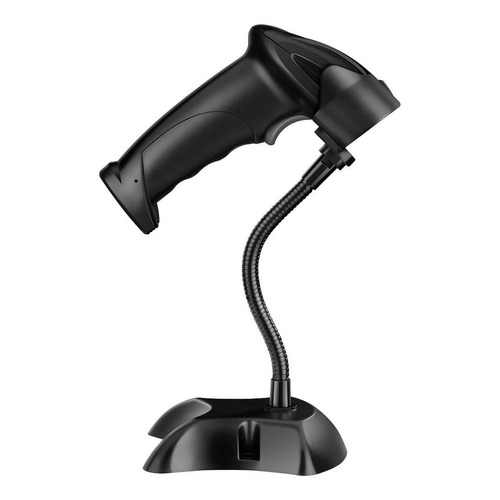 Lector de código de barras con soporte Steren COM-596 USB 1D 5V negro