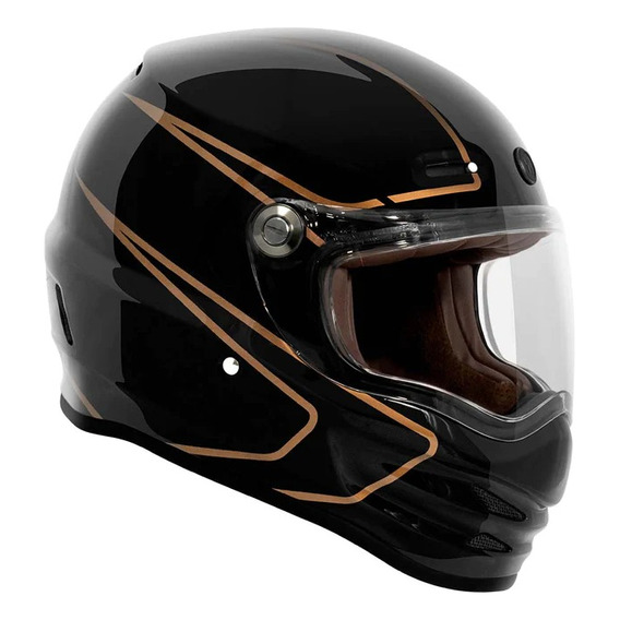 Casco Full Face Retro Torc T9 Deep Stage Gloss