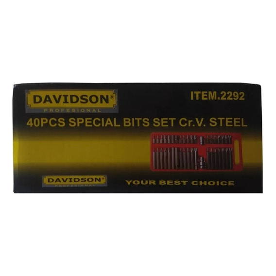 Juego Puntas Torx Allen Cortas Largas 40pzas Davidson