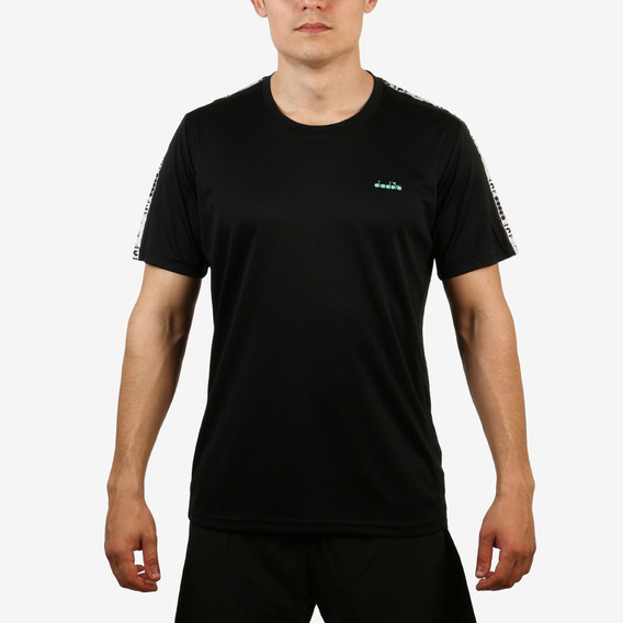 Diadora Hombre T-shirt Dry Fit - Black