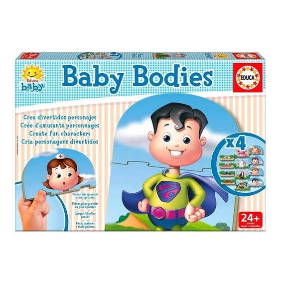 Puzzle Baby Bodies Toyco