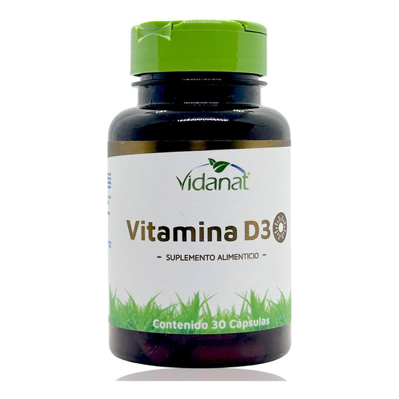 Vitamina D3 Vidanat 30 Cápsulas