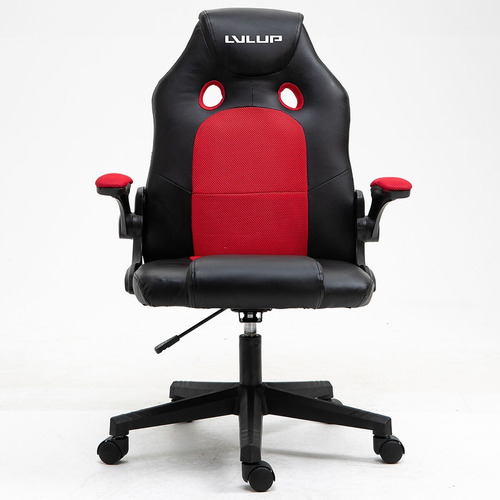 Sillas Gamer Reclinables,sillas Escritorio Tapiz Negra-rojo Color Negro Material del tapizado Cuero sintético