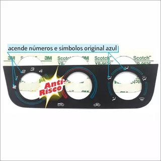 Moldura Comando Ar Ventilação Gm Celta Prisma Pvc Não Risca