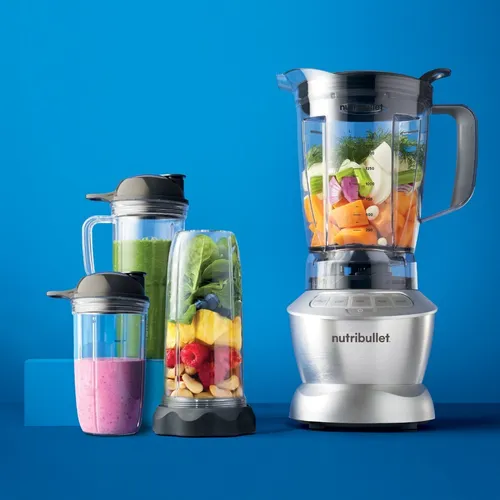 Nbf48500-1209sl - Licuadora Nutribullet 1200w 8 Pce Color Plateado