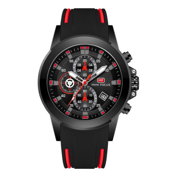 Reloj Para Hombre Mini Focus Mf0287g Mfa3704 Negro