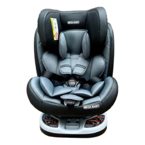 Butaca Mega Baby All Ages Giro 360º Auto Convertible Color Gris 360