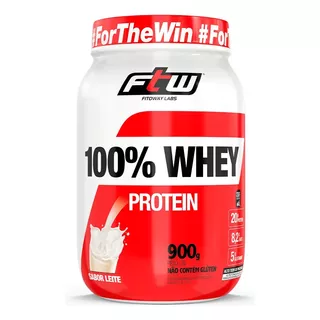 Whey Protein 100% Proteína Pura Pote 900g - Ftw