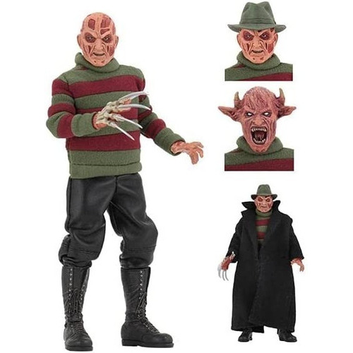 Neca Freddy Krueger Retro Clothed New Nightmare Con Ropa