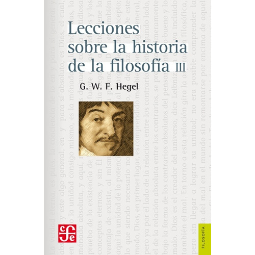 Lecciones Sobre La Historia De La Filosofia - Georg Wilhem F
