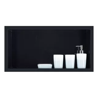 Nicho Em Porcelanato Porta Shampoo Banheiro Box 60x30x10 Cm