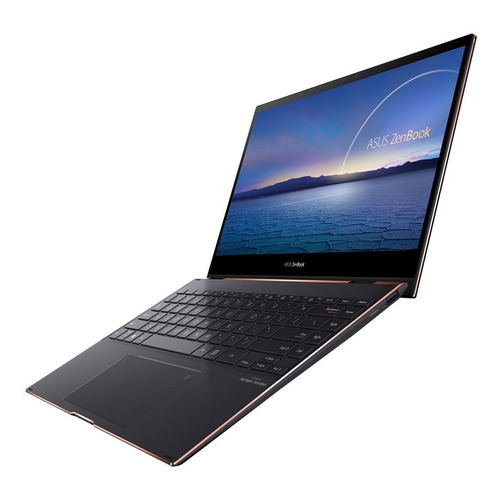 Notebook Asus ZenBook UX371EA negra táctil Intel Core i5 1135G7  8GB de RAM 1TB SSD, Intel Iris Xe Graphics 60 Hz 3840x2160px Windows 10