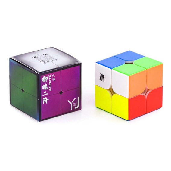 Cubo Yj Yupo V2 M 2x2 Magnético Color De La Estructura Stickerless
